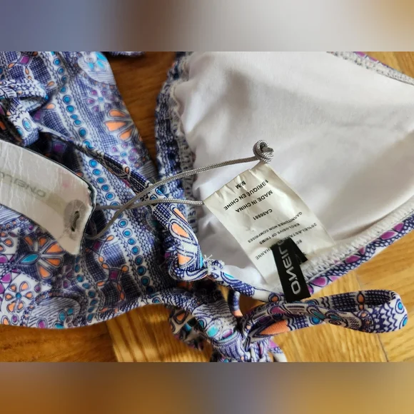 🎉 3/$60 BNWT O'Neill Two Piece Print Tie Bikini Size Medium - Picture 5 of 5